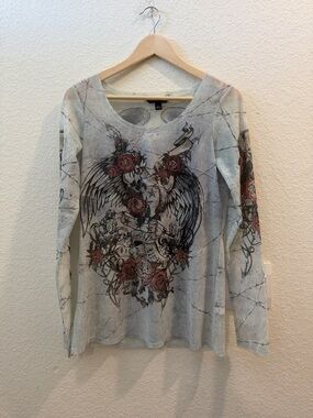 49. Rock & Republic Mesh Top
